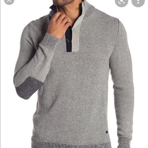 Jack & Jones Other - Jack & Jones Jorkaiden Knit High Gray Sweater L